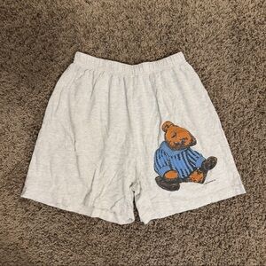 Vintage 90’s Grey Teddy Bear Shorts